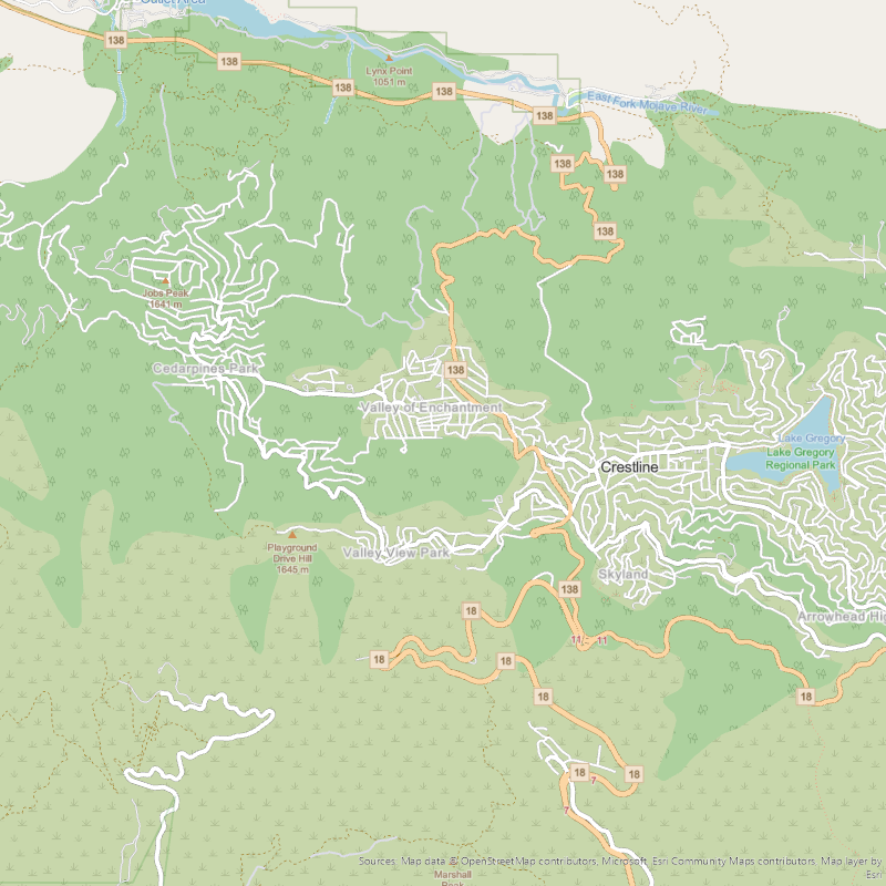 Regional context map